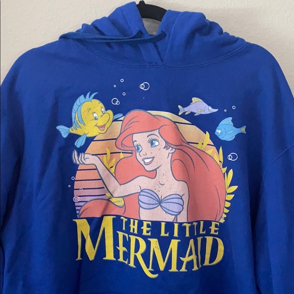 NWT DISNEY The Little Mermaid Ariel Sweatshirt XL - Picture 2 of 8